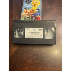 Sesame Street 25th Birthday A Musical Celebration VHS Tape 1993 Big Bird Cartoon